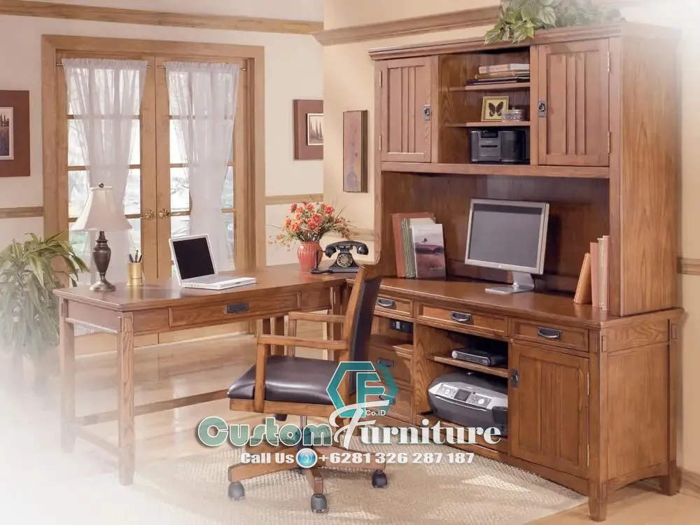 furniture kantor kayu jati